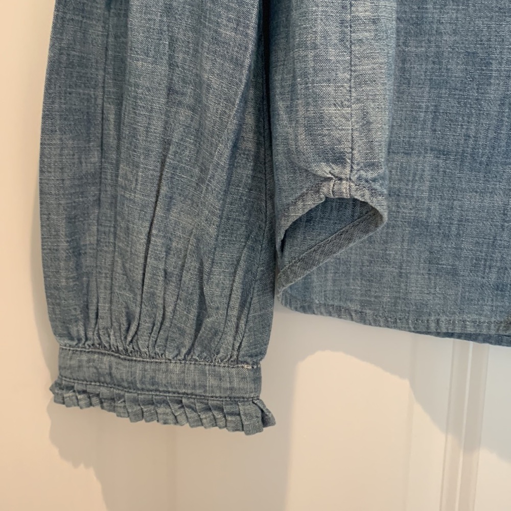 Gap Chambray Button Down Top - image 2